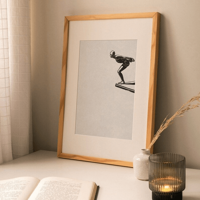 Fancy diver print