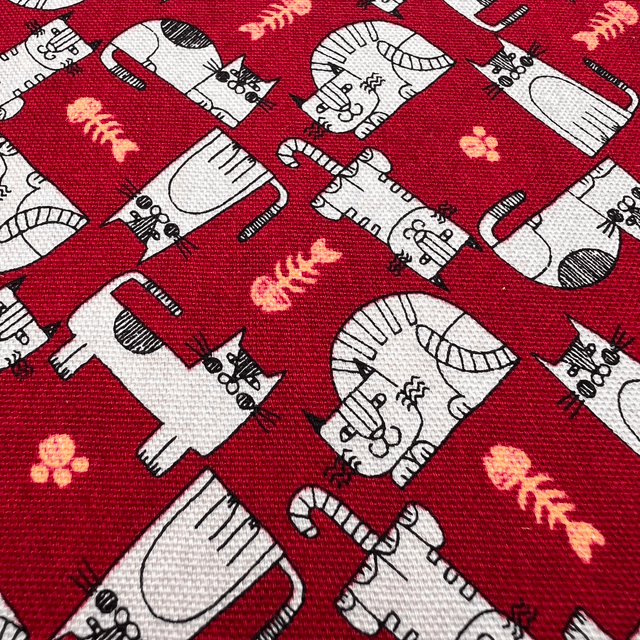 A5 Sketchbook — Cats (Fabric) — 120gsm plain paper