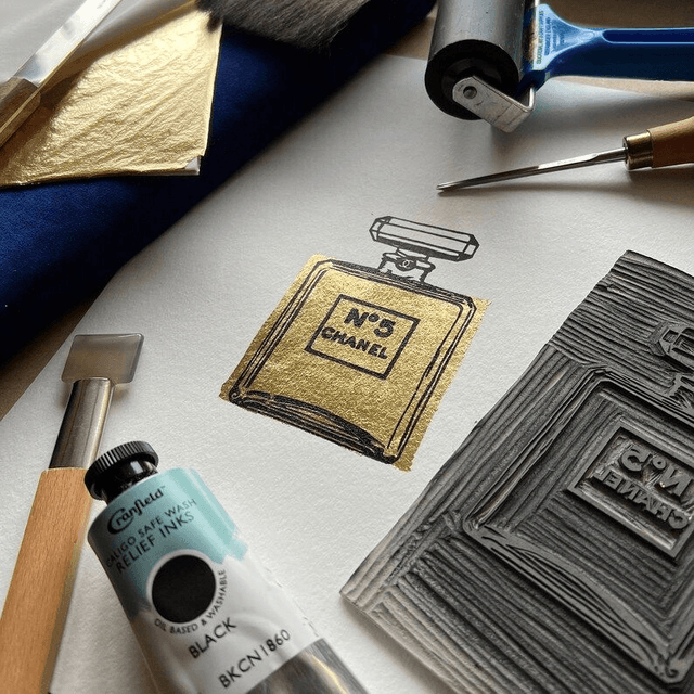 Chanel n.5 print