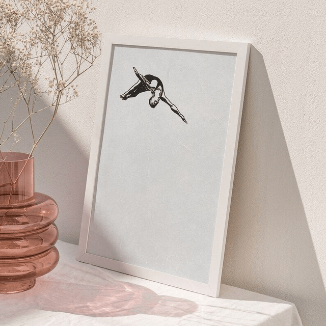 Fancy diver print