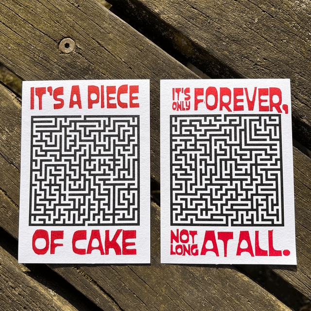 Labyrinth print
